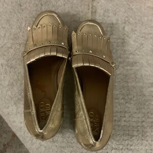 Franco Sarto gold Flats